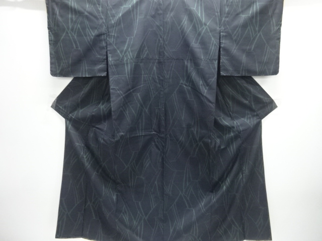 JAPANESE KIMONO / OMESHI / NISHIJIN-ORI / UNUSED / ENSEMBLE / WOVEN ABSTRACT